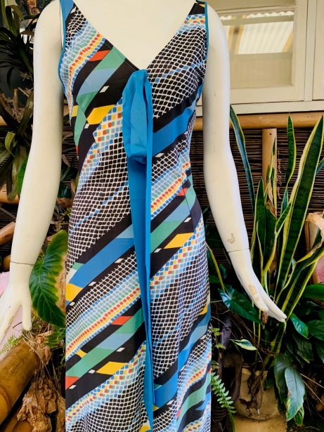 1970's Maxi Dress Countdown by Osti Label - TikiQueen